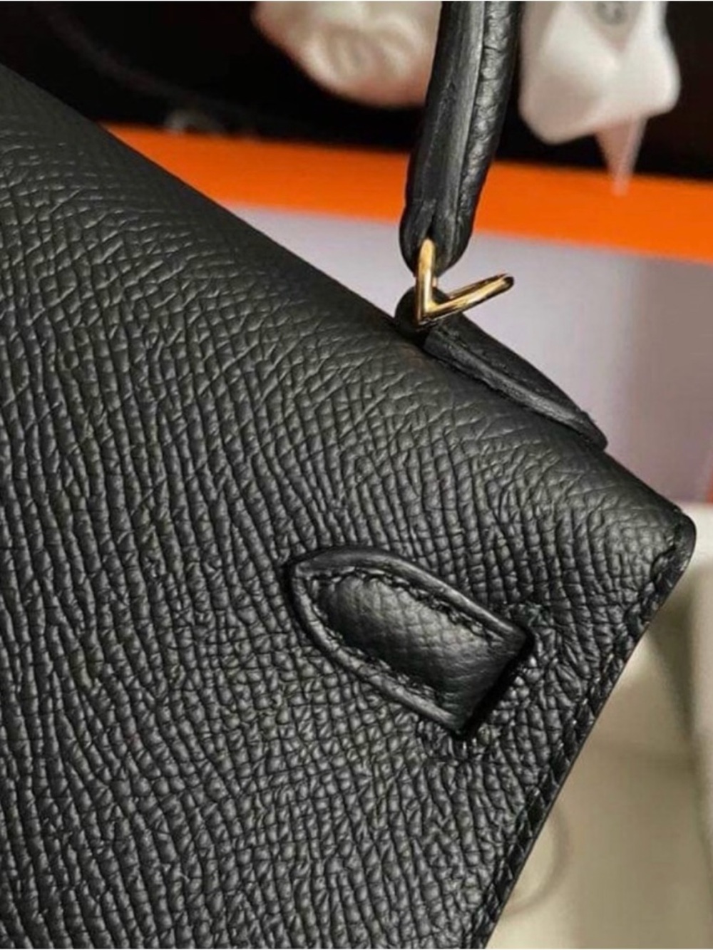 Hermes Kelly Mini Noir GHW - Picture 5 of 11